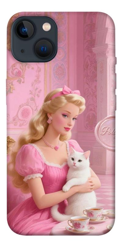 Чехол itsPrint Barbie with cat для Apple iPhone 13 (6.1"), детские, купить оптом с доставкой