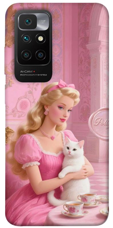 Чохол itsPrint Barbie with cat для Xiaomi Redmi 10, дитячі, купити оптом з доставкою