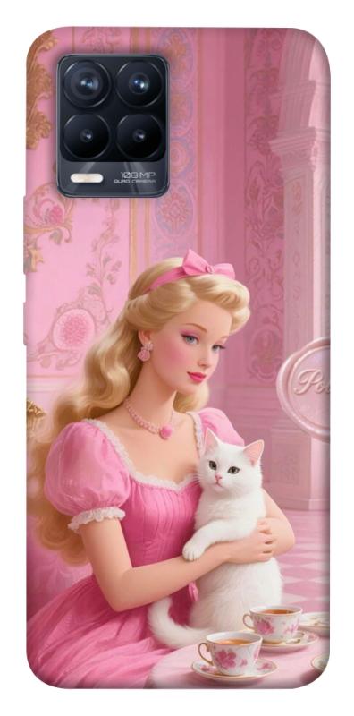 Чохол itsPrint Barbie with cat для Realme 8, дитячі, купити оптом з доставкою