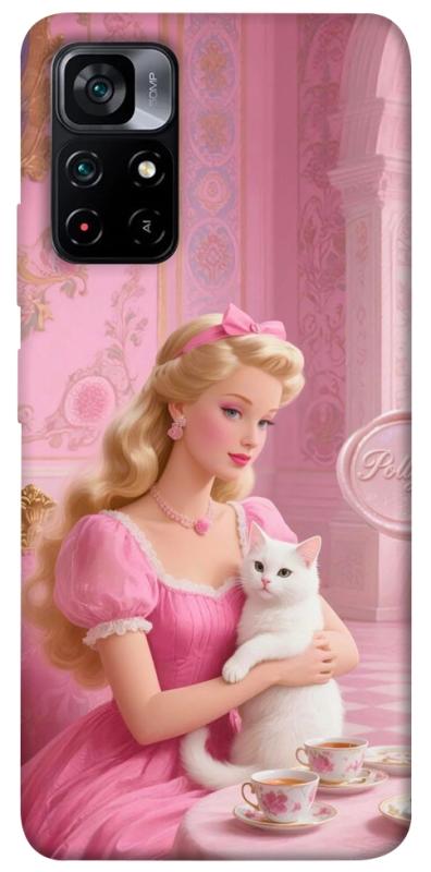 Чохол itsPrint Barbie with cat для Xiaomi Poco M4 Pro 5G, дитячі, купити оптом з доставкою