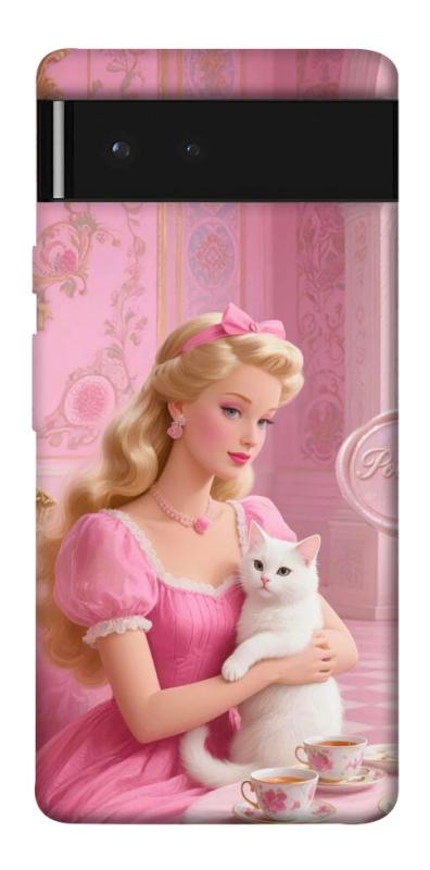 Чохол itsPrint Barbie with cat для Google Pixel 6, дитячі, купити оптом з доставкою