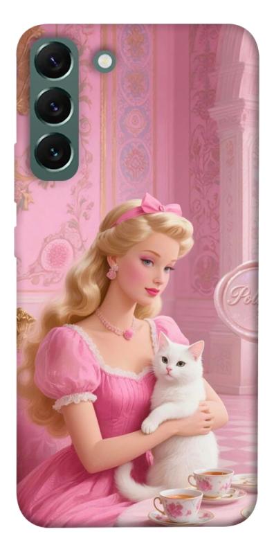 Чехол itsPrint Barbie with cat для Samsung Galaxy S22+, детские, купить оптом с доставкой