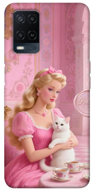 Чохол itsPrint Barbie with cat для Oppo A16s / A16, дитячі, купити оптом з доставкою