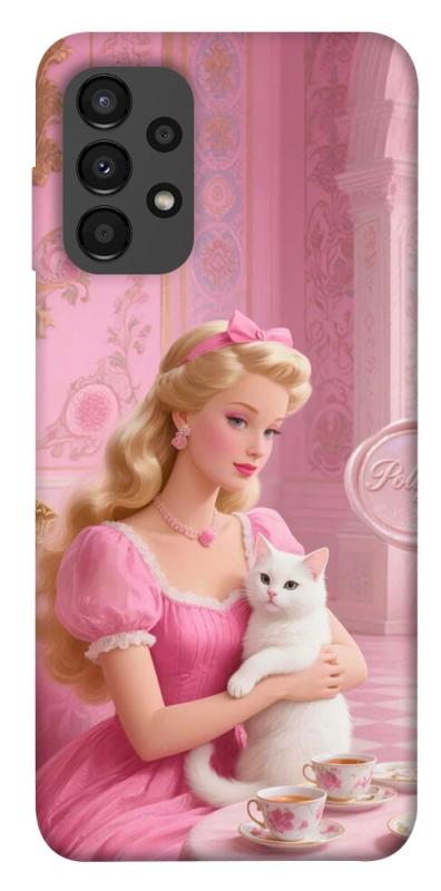 Чехол itsPrint Barbie with cat для Samsung Galaxy A13 4G, детские, купить оптом с доставкой