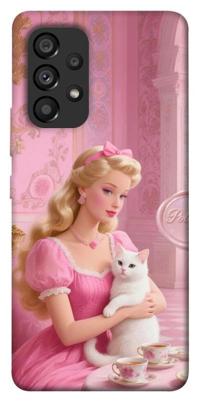 Чехол itsPrint Barbie with cat для Samsung Galaxy A53 5G, детские, купить оптом с доставкой