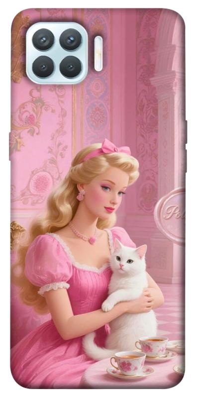Чохол itsPrint Barbie with cat для Oppo F17 Pro, дитячі, купити оптом з доставкою