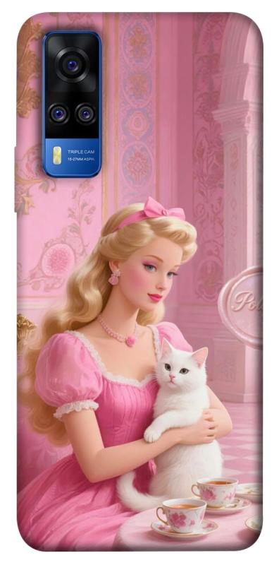 Чехол itsPrint Barbie with cat для Vivo Y51a, детские, купить оптом с доставкой