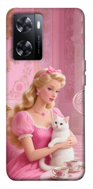 Чохол itsPrint Barbie with cat для OnePlus Nord N20 SE, дитячі, купити оптом з доставкою