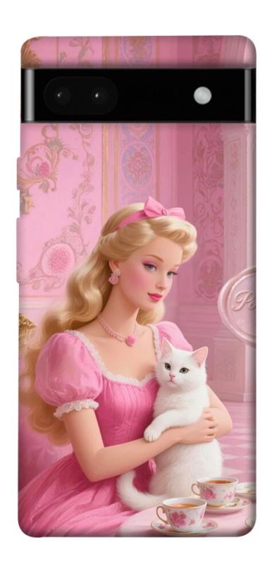 Чохол itsPrint Barbie with cat для Google Pixel 6a, дитячі, купити оптом з доставкою