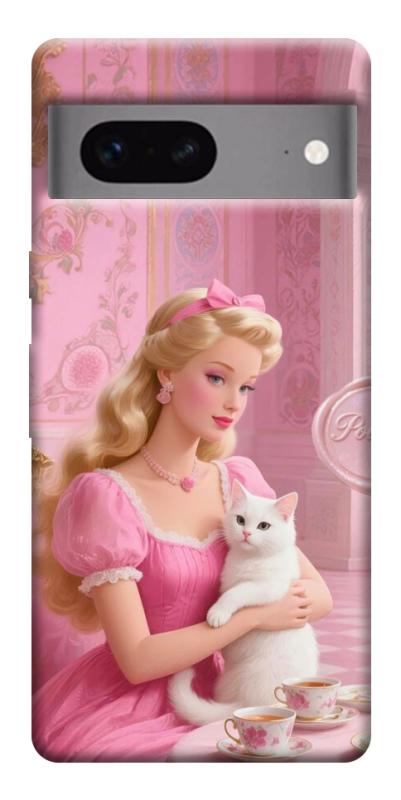 Чехол itsPrint Barbie with cat для Google Pixel 7, детские, купить оптом с доставкой