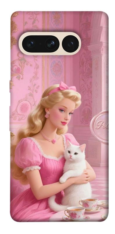 Чохол itsPrint Barbie with cat для Google Pixel 7 Pro, дитячі, купити оптом з доставкою