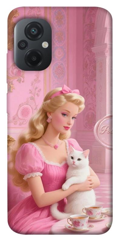 Чехол itsPrint Barbie with cat для Xiaomi Poco M5, детские, купить оптом с доставкой