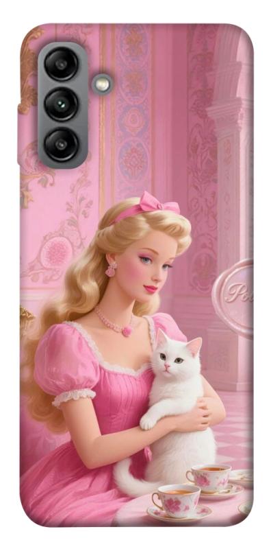 Чехол itsPrint Barbie with cat для Samsung Galaxy A04s, детские, купить оптом с доставкой
