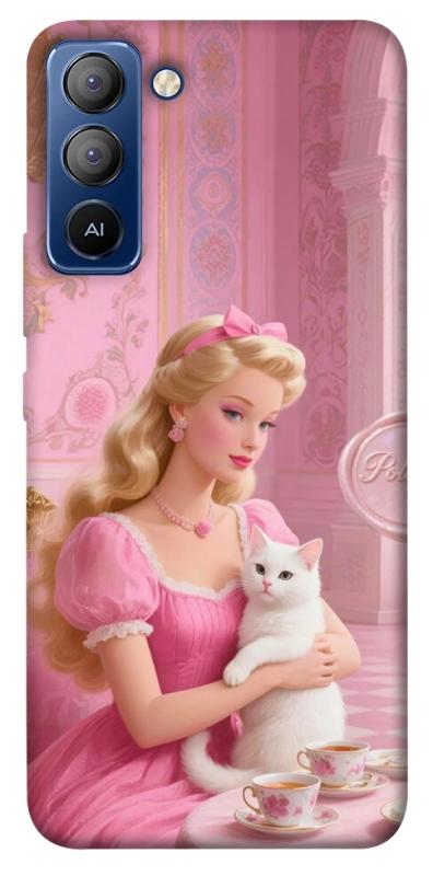 Чохол itsPrint Barbie with cat для TECNO Pop 5 LTE, дитячі, купити оптом з доставкою