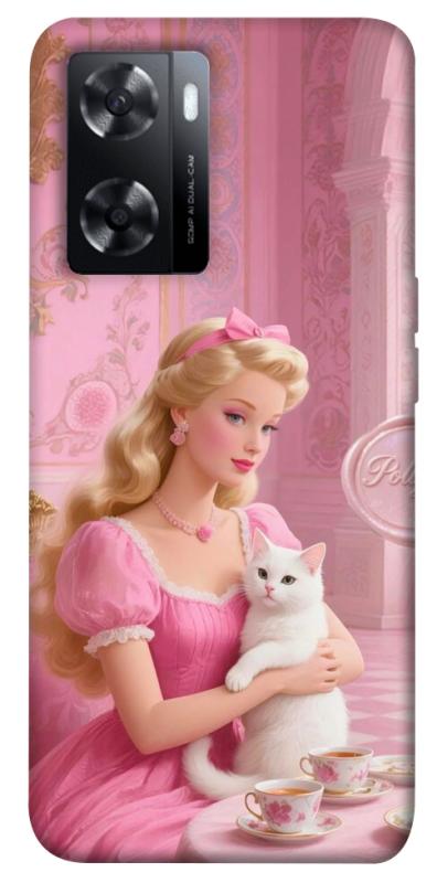 Чохол itsPrint Barbie with cat для Oppo A57s, дитячі, купити оптом з доставкою