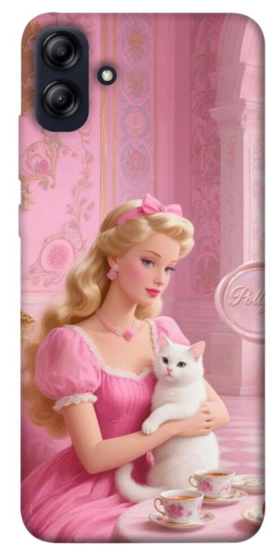 Чехол itsPrint Barbie with cat для Samsung Galaxy A04e, детские, купить оптом с доставкой