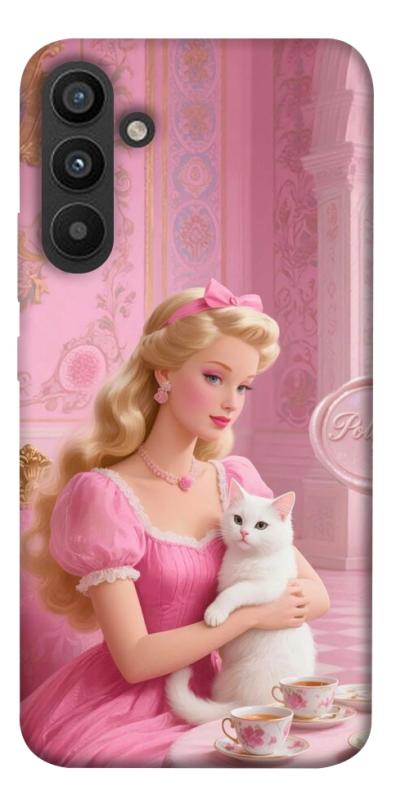 Чохол itsPrint Barbie with cat для Samsung Galaxy A34 5G, дитячі, купити оптом з доставкою