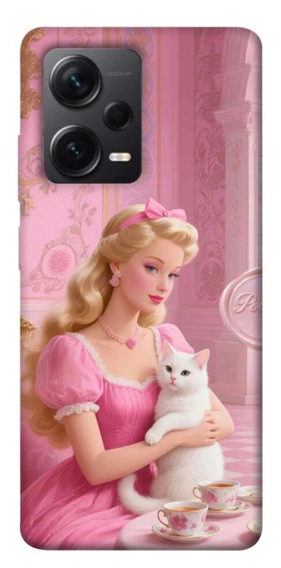 Чехол itsPrint Barbie with cat для Xiaomi Redmi Note 12 Pro+ 5G, детские, купить оптом с доставкой
