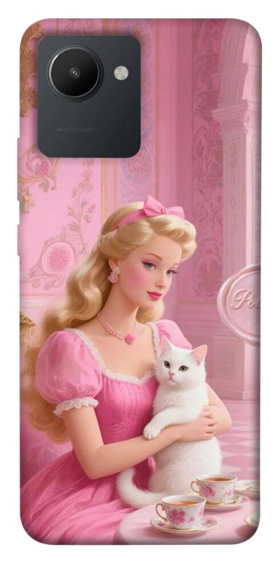 Чохол itsPrint Barbie with cat для Realme C30s, дитячі, купити оптом з доставкою