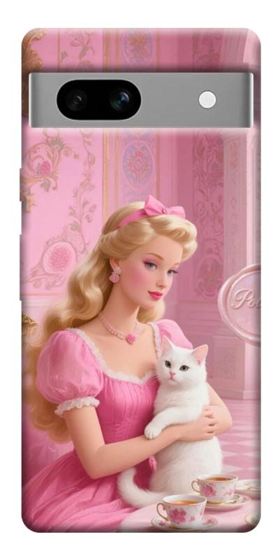 Чехол itsPrint Barbie with cat для Google Pixel 7a, детские, купить оптом с доставкой