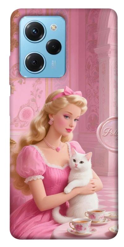 Чохол itsPrint Barbie with cat для Xiaomi Poco X5 Pro 5G, дитячі, купити оптом з доставкою