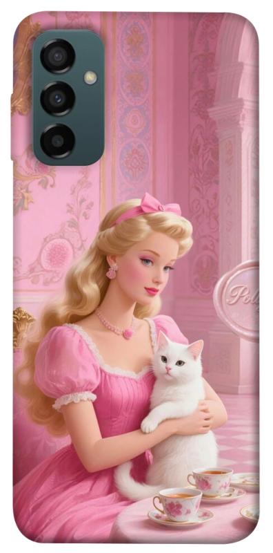 Чехол itsPrint Barbie with cat для Samsung Galaxy M14 5G, детские, купить оптом с доставкой