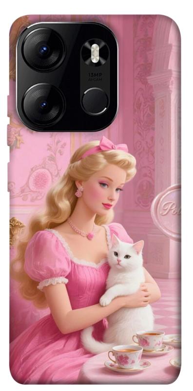 Чехол itsPrint Barbie with cat для Tecno Spark Go 2023, детские, купить оптом с доставкой