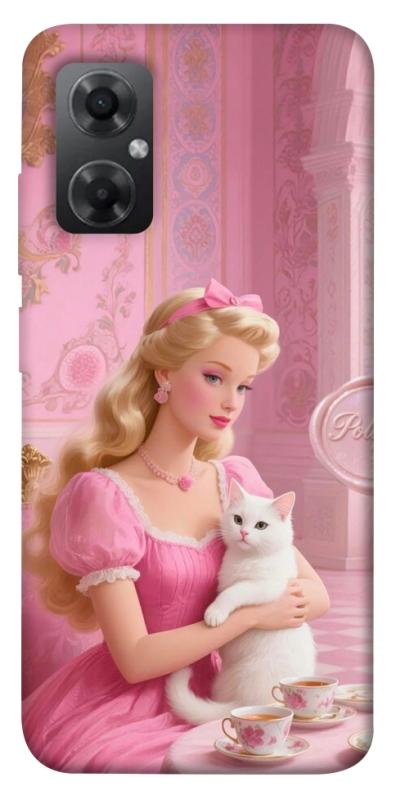 Чехол itsPrint Barbie with cat для Xiaomi Redmi Note 11R, детские, купить оптом с доставкой