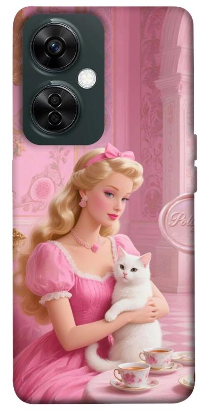 Чохол itsPrint Barbie with cat для OnePlus Nord CE 3 Lite, дитячі, купити оптом з доставкою