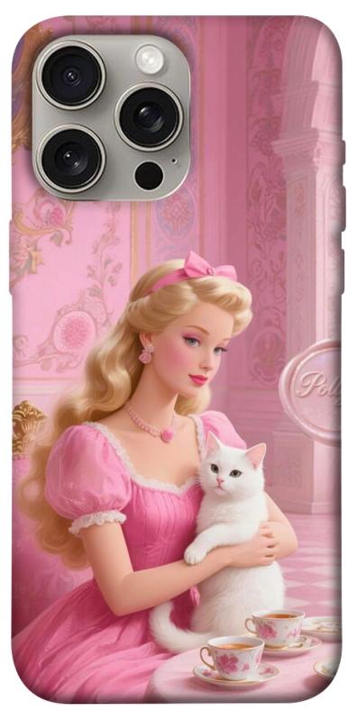 Чохол itsPrint Barbie with cat для Apple iPhone 15 Pro Max (6.7"), дитячі, купити оптом з доставкою