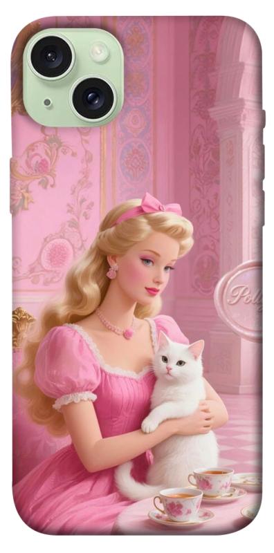 Чехол itsPrint Barbie with cat для Apple iPhone 15 Plus (6.7"), детские, купить оптом с доставкой