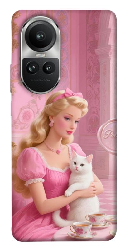 Чохол itsPrint Barbie with cat для Oppo Reno 10, дитячі, купити оптом з доставкою