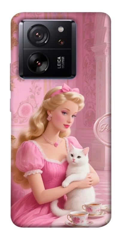 Чохол itsPrint Barbie with cat для Xiaomi 13T, дитячі, купити оптом з доставкою