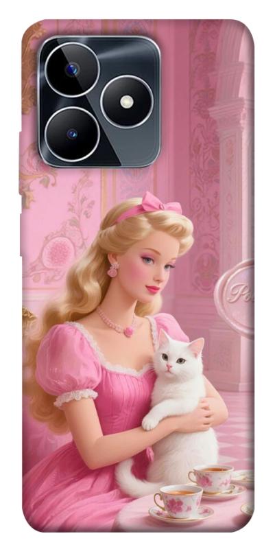 Чохол itsPrint Barbie with cat для Realme C53, дитячі, купити оптом з доставкою