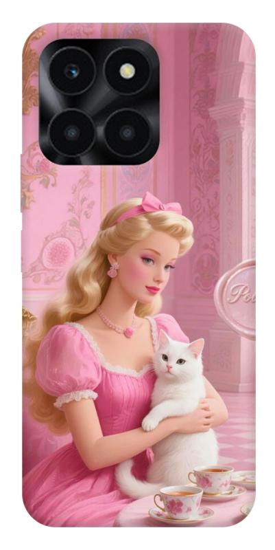 Чохол itsPrint Barbie with cat для Huawei Honor X6a, дитячі, купити оптом з доставкою