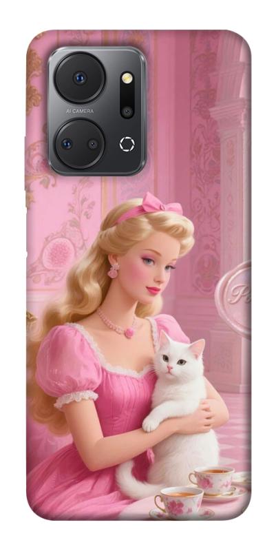 Чохол itsPrint Barbie with cat для Huawei Honor X7a, дитячі, купити оптом з доставкою