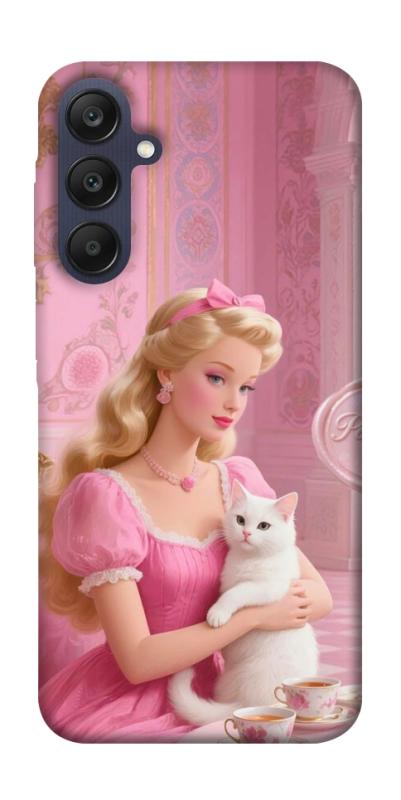 Чохол itsPrint Barbie with cat для Samsung Galaxy A25 5G, дитячі, купити оптом з доставкою