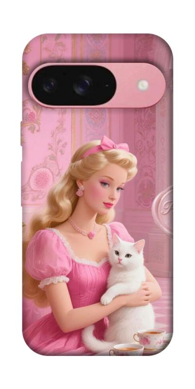 Чехол itsPrint Barbie with cat для Google Pixel 9, детские, купить оптом с доставкой