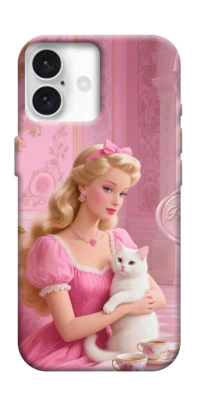Чехол itsPrint Barbie with cat для Apple iPhone 16 Plus (6.7"), детские, купить оптом с доставкой