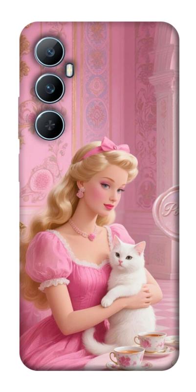 Чохол itsPrint Barbie with cat для Realme C65 4G, дитячі, купити оптом з доставкою