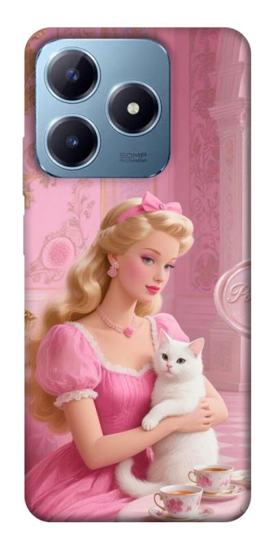 Чехол itsPrint Barbie with cat для Realme C63 4G, детские, купить оптом с доставкой