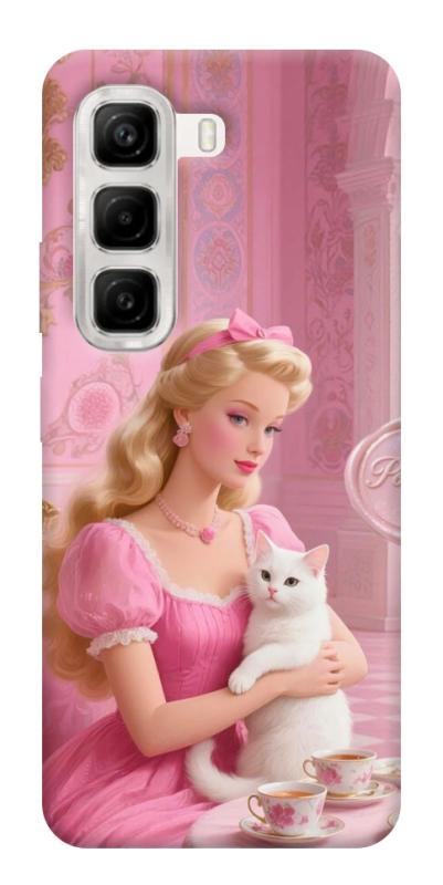 Чехол itsPrint Barbie with cat для Infinix Hot 50 4G, детские, купить оптом с доставкой