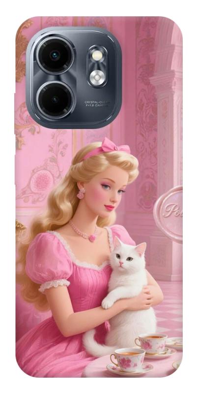 Чохол itsPrint Barbie with cat для Infinix Smart 9 4G / Hot 50i, дитячі, купити оптом з доставкою