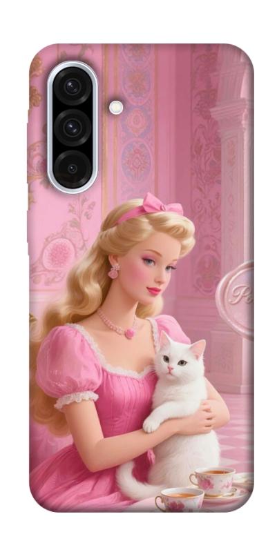 Чохол itsPrint Barbie with cat для Samsung Galaxy A36 5G, дитячі, купити оптом з доставкою