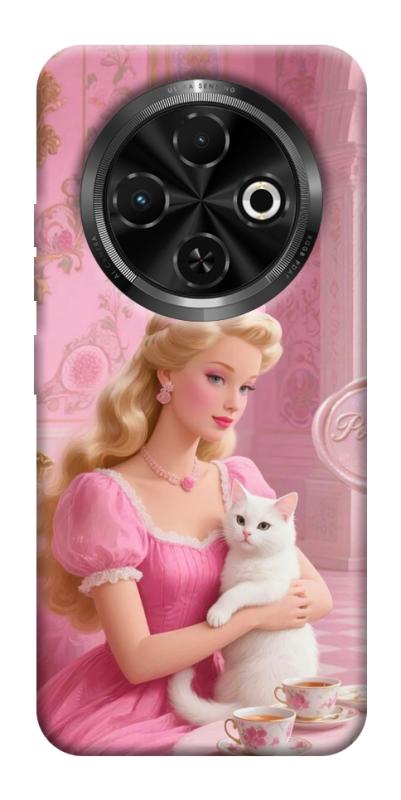 Чехол itsPrint Barbie with cat для TECNO Spark 30C, детские, купить оптом с доставкой