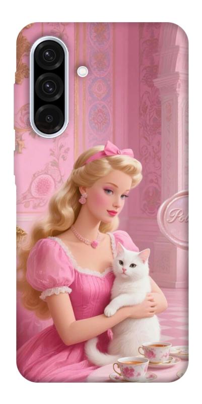 Чехол itsPrint Barbie with cat для Samsung Galaxy A56 5G, детские, купить оптом с доставкой