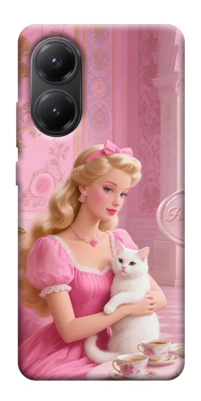 Чехол itsPrint Barbie with cat для Xiaomi Poco X7 Pro, детские, купить оптом с доставкой