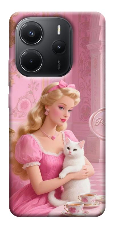 Чехол itsPrint Barbie with cat для Xiaomi Redmi Note 14 4G (Int. version), детские, купить оптом с доставкой