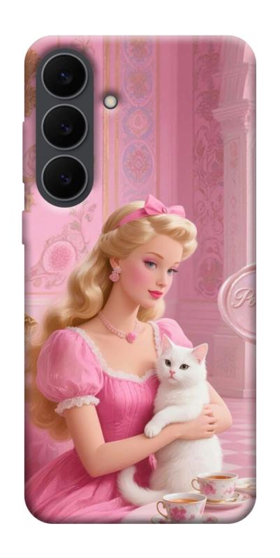 Чохол itsPrint Barbie with cat для Samsung Galaxy S25 FE, дитячі, купити оптом з доставкою