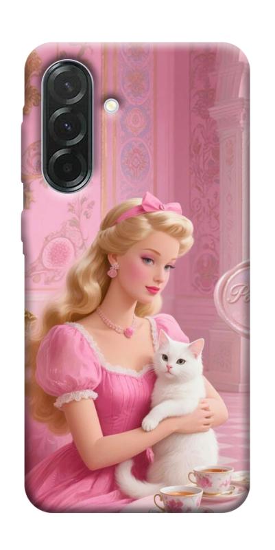 Чехол itsPrint Barbie with cat для Samsung Galaxy A57 5G, детские, купить оптом с доставкой